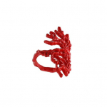 Naiste s&otilde;rmus punane korall, &otilde;&otilde;nes, sile sulam, liialdatud hip-hop stiilis reguleeritav randmemansett. Naiste k&auml;ev&otilde;ru Igap&auml;evased peoehted punane