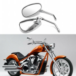 POSSBAY uued 1paar kroomitud mootorratta k&uuml;ljepeeglid Honda Shadow Spirit 750 1100 VTX1300 VTX1800 jaoks