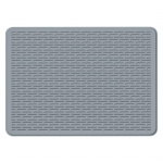 Silikoonist elektripliidi kattematt Keraamiline pliidi kate, kuumakindlast klaasist pliidiplaadi kate, lame RV-plaadi pliidiplaadi kaitse 71cm*50cm*0.3cm must