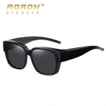 AORON Fashion Design TR90 raamiga polariseeritud p&auml;ikeseprillid meeste naiste v&auml;lispordi pimestamisvastased UV400 kalap&uuml;&uuml;giprillid must