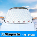 Magnetiline auto esiakna klaasi kate Auto p&auml;ikesekaitse auto esiklaasi vari tolmukaitse lumi k&uuml;lmumisvastane j&auml;&auml;kilp auto esiklaasi kate 5 Magnets