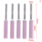 5tk/komplekt Kettsae teritamine lihvimiskiviotsikute t&ouml;&ouml;riistaosade vahetus 3*5.5mm