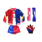 Cosplay kost&uuml;&uuml;m lastele Cosplay t&uuml;druk Kawaii must peokleit kost&uuml;&uuml;m parukas Halloween S punane