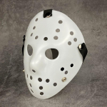 Valge Jasoni mask Freddie vs. All White Pure White Jason Scary Funny Mask Halloweeniks