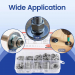 180 tk roostevabast terasest seibid O r&otilde;ngaskinnitused tihendite komplekti komplektid M2 M2,5 M3 M4 M5 M6 M8 M10 lamedate seibide tihendid