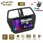 Android Autoraadio Stereo Suzuki SX4 2014-2021 jaoks GPS Navigatsioon 2DIN 4 Tuumaga Multimeediam&auml;ngija Carplay Autoradio 2+32GB 2+32GB