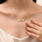 Naiste k&auml;rgstruktuuriga kaelakee, kerge ja luksuslik temperamendiga geomeetriline pendeldaja rangluukett