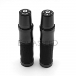 Pair of 7/8 ; 22mm Motorcycle Hand Grips With Bar End Plugs CNC Aluminum & Rubber Handlebar Grips For Motocross Pitbike must