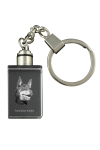 Australian Kelpie, Barb, Farmer Dog - Crystal key ring with dog photo, illuminated key ring, unique gift by Art-Dog brand
