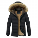 Talvised soojad paksud fliisparkid meeste veekindlad kapuutsiga karusnahast krae Parka jope mantel Meeste s&uuml;gismood vabaaja parkad meestele XXXXXL