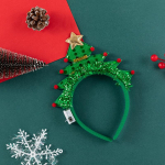 J&otilde;ulupeapael LED-tuledega Snowflake Xmas Tree Hair Band 2024 j&otilde;ulukaunistused kodut&uuml;drukutele, naistele, uusaastakingitused Snowflake