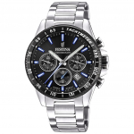 Festina Timeless Kronograaf Roostevaba Teras Must Tihvikvarts F20560-5 100M Meeste K&auml;ekell must