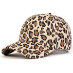 Unisex Leopard Print Reguleeritav pesapallim&uuml;ts T&auml;navar&auml;ppar Hip Hop Caps Snapback M&uuml;ts Golf M&uuml;tsid Trucker M&uuml;ts khaki