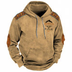 Vintage kapuuts Yellowstone'i 3D-prindiga meeste kapuutsiga dressipluus vabaaja t&auml;navar&otilde;ivad unisex pulloverid, mood suures spordidress 5XL