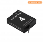 1800mAh 3.85V DJI Osmo Action 4 aku jaoks + Kiirlaadimiskarp Osmo Action 4 Action 3 spordikaamera tarvikutele Kaamera aku Osmo Action4X1