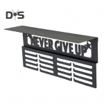 Seinale kinnitatav medalihoidja, raskeveokite metallist trofeede v&auml;ljapanek, ujuv riiul v&otilde;imlemine, jooksuv&otilde;istluse medaliauhinnad vitriinide hoidja hoiurest must