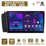 Android Carplay autoraadio Volvo XC70 V70 S60 1998&ndash;2009 multimeediumipleieri peakomplekt stereo GPS-navigatsioon BT WIFI 2+32GB 1+16GB