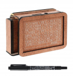 Puidust rahakast raha sihtm&auml;rgi ja numbritega, kaasaskantav hoiukohver, rahahoiukast t&auml;iskasvanutele, laps, 5 ml One Size