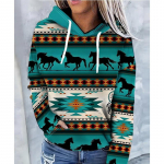 Vintage kapuutsid Naiste Mood kapuuts Lillelised kampsunid Harajuku mantlid Naiste pusad Pusa Spordisaal Pullover T&uuml;drukute Riided Etniline mantel L