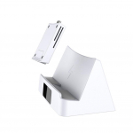 PS5 portaali voogesituse k&auml;eshoitav laadimisdoki temperatuuriga juhitav &uuml;he istmega juhtmeta laadija koos m&auml;rgutulega GP-530 11.6*7.1*6.8cm valge