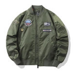 S&uuml;gis- ja talvemantel Tikitud Bomber Jacket Meeste lennujope M