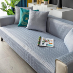 &Uuml;hev&auml;rviline libisemisvastane j&auml;&auml;siidist lateksdiivani kate istmepadi elutoa diivani kate k&auml;etoe r&auml;tik L-kujuline nurgadiivani kate 70x70cm 1pcs