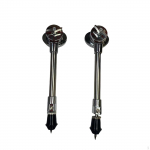 2x Bassitrummi Jalad Jalatugi Universaalne Libisemisvastane Klamber Metallist Alused