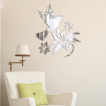 Moodne peegelstiilis eemaldatav kleebis, seinamaaling Seinakleebis Kodutuba DIY Decor One Size kuld