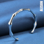 925 h&otilde;bedast bambusest s&otilde;lme avav k&auml;ev&otilde;ru Moodsad pulmaehted 60MM