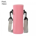 Kaasaskantav isolatsioonikott koos rihmatopsi varrukaga veepudeli &uuml;mbris veepudeli kaanega vaakumtassi varrukas 420ml roosa