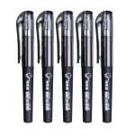 Musta Tint Kiirk&otilde;venev Kooli Kontoritarbed Taskupliiats &Auml;ripliiats Mini Neutraalne Pliiats Allkirjapliiats 5pcs/set