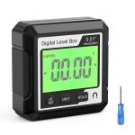 Digitaalne nurgaotsija Digitaalne elektrooniline taseme- ja nurgam&otilde;&otilde;tur koos LCD-ekraani mullitaseme ja magnetilise kaldenurga nurga m&otilde;&otilde;tmise t&ouml;&ouml;riistaga Without Bubble punane
