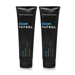 Bump Patrol Shaving Cream Sensitive Shaving Foam Bump Patrol Cool Shave Gel with Menthol 4 oz 2 packs gray