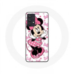 Coque Maniacase pour Samsung Galaxy A32 4G Minnie Mouse rose Disney Cartoon