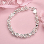 925 h&otilde;bedast mitme risti ketiga &uuml;mmargune k&auml;ev&otilde;ru, moodsad pulmaehted 20CM