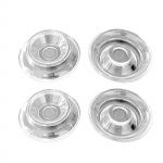 4 tk p&uuml;stine klaveriratta tass klaverijalgade p&otilde;randakaitsed libisemisvastased m&uuml;ravastased klaveri jalapadjad &uuml;mmargune kandepadi must