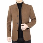 Meeste s&uuml;gis Slim Fit bleiserid &uuml;likonnad mantlid Uued meeste &auml;ri vabaaja villased bleiserid jakid &uuml;likonnad mantlid villased segud meeste r&otilde;ivad XL