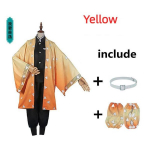 Anime Demon Slayer Kimetsu No Yaiba Tanjirou Kamado Nezuko Cosplay Naiste ja Meeste Kimono Cosplay Kost&uuml;&uuml;mide Halloweeni komplektid 130cm