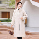 Keskealiste ja eakate imitatsioon naaritsa karusnahast ema talv Uus &uuml;lem&otilde;&otilde;duline paksenenud keskmise pikkusega karv karv integreeritud karv 5XL