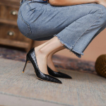 Mood Uus Elegantne Disain Tundlikkus Naiste K&otilde;rged Kontsad Prantsuse Stiil Peen J&auml;lg Sensuaalne Disain &Uuml;ksik King Suvi Madal Kummimaterjal 34 must