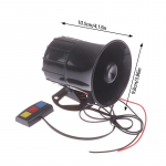 3 tooni heli valju auto sarv &otilde;hu sarv 12V valju heli signaal auto valjuh&auml;&auml;ldi mootorratta politsei tulet&otilde;rje sireen sarv k&otilde;lar 115DB n&auml;htav