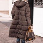 Naiste 2024. aasta talvemoe riided, &uuml;lisuured soojad fliisist pikad mantlid, m&otilde;lemal k&uuml;ljel lambavillast jope S kohv