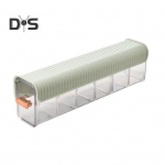 Seinale kinnitatav l&auml;bipaistev aluspesukarbi hoiukarp koos kaanega Lihtne paigaldada seinale riputatav aluspesu alusp&uuml;kste hoiukarp elevandiluuvalge