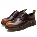38-48 S&uuml;gis/talv meeste ehtsast nahast kingad veekindlad v&auml;listingimustes kasutatavad meeste saapad Meeste Oxfordi kingad Derby kingad Meeste jalan&otilde;ud 41 pruun