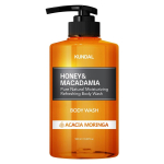 Kundal Pure Body Wash Body Cleanser Acacia Moringa Fragrance, 500ml, 1 unit gray