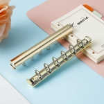 Kvaliteetsed metallist klambrid h&otilde;bedased klambrid lahtiste lehtede jaoks kaust r&otilde;ngask&ouml;itjatega DIY album scrapbook r&otilde;ngask&ouml;itjad 1