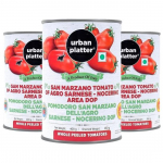 Urban Platter San Marzano terved kooritud tomatid tomatimahlas, 400g / 14oz [3 tk pakis, N&otilde;rutatud kaal 260g, DOP, P&auml;ritolukoht Itaalia]