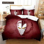 Anime Bleach Kurosaki Ichigo Voodipesu Komplekt Poistele T&uuml;drukutele Twin Queen Suurus Tekikott Padjap&uuml;&uuml;r Voodi Poistele T&auml;iskasvanud Kodu Tekstiil 70x133cm 2pcs black
