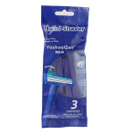 Meeste roostevabast terasest kolmekihilised &uuml;hekordsed pardlid &ndash; 3 pakk 3 packs of disposable blades