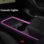 Atmosf&auml;&auml;rilamp Tesla mudelile 3 2018-2022 64 v&auml;rvi autojala armatuurlaua konsooli &uuml;mbritseva valguse USB-sigaretis&uuml;&uuml;taja adapter USB